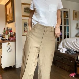 Vintage men’s trousers taken in 0